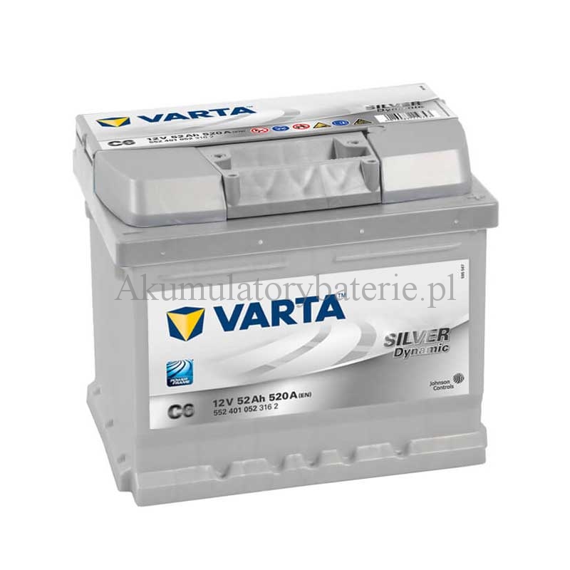 VARTA Silver Dynamic 12V 52Ah 520A C6